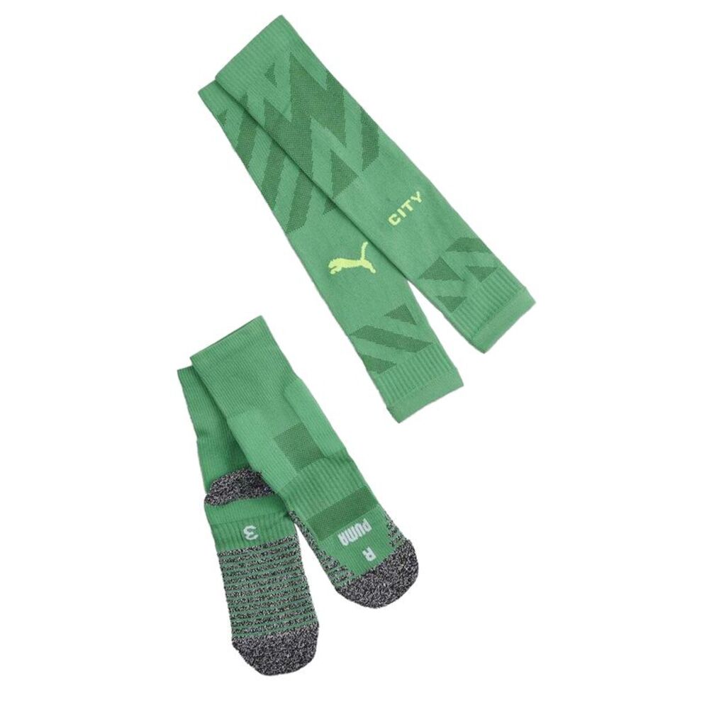Puma Childrens/Kids Manchester City FC Knee-High Football Socks / Green